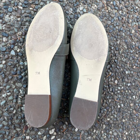 Ryan Buckle Solid Loafers in Jungle Green - Picture 3 of 4
